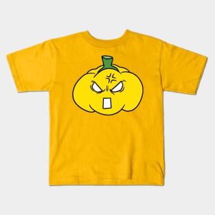 Angry Yellow Pepper Kids T-Shirt